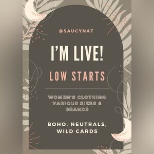 LIVE SHOW LISTING, please read details!